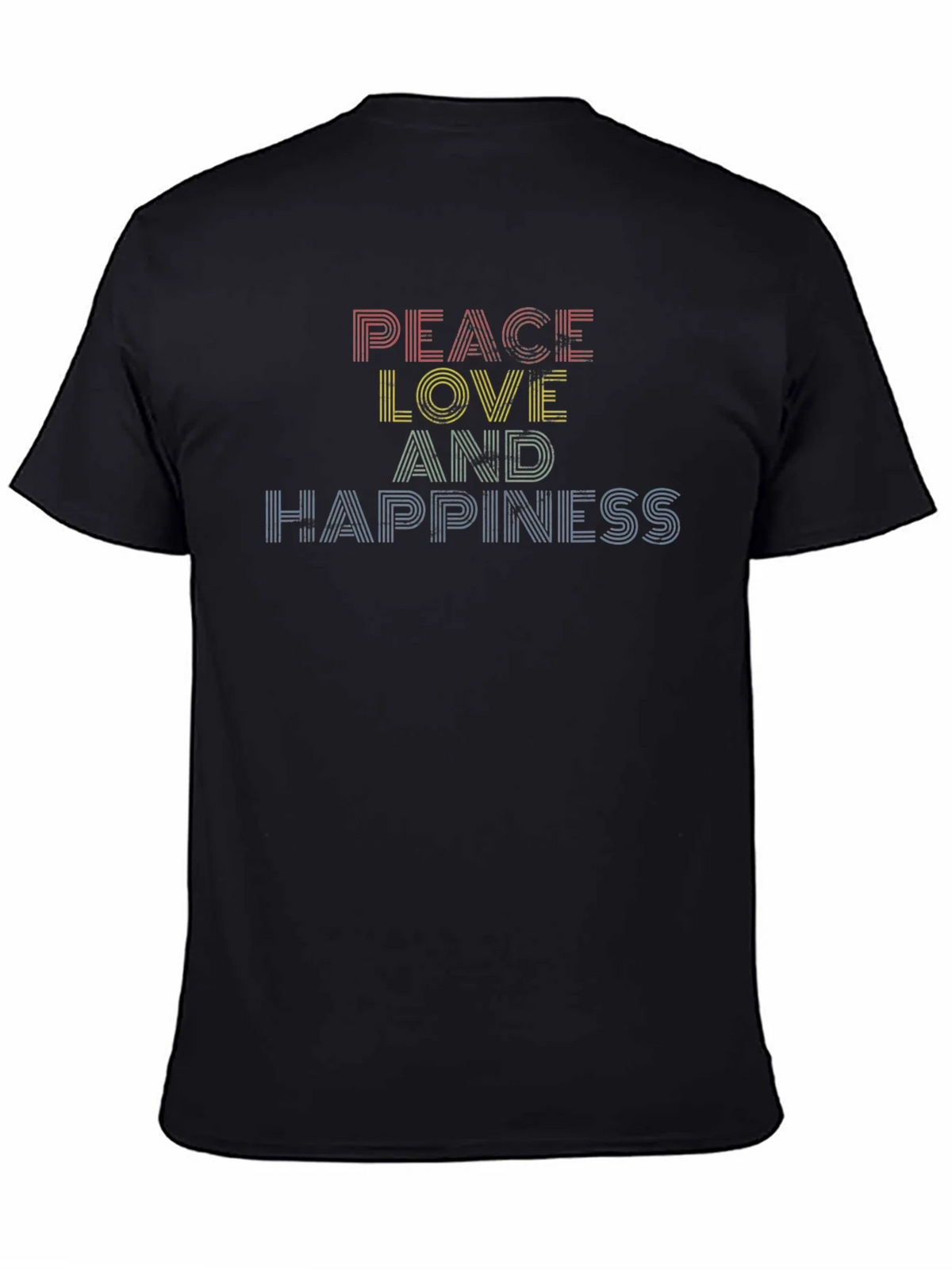 Peace Love Happiness Graphic Tee - Classic Comfort product image 7