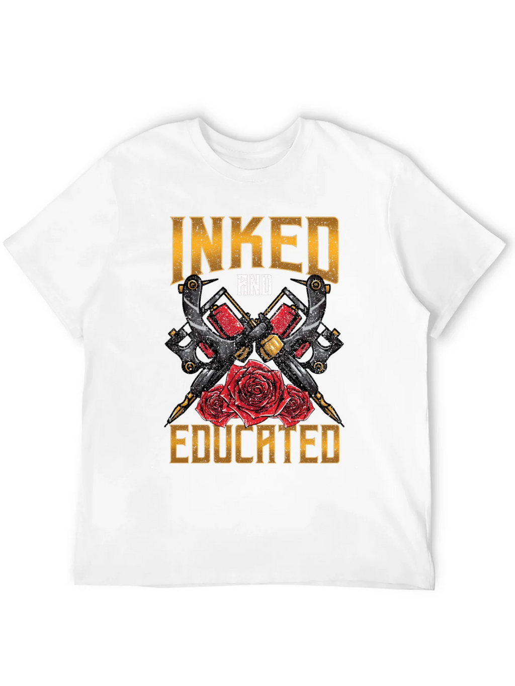 Inked and Educated Tattoo Artist T-Shirt product image 3