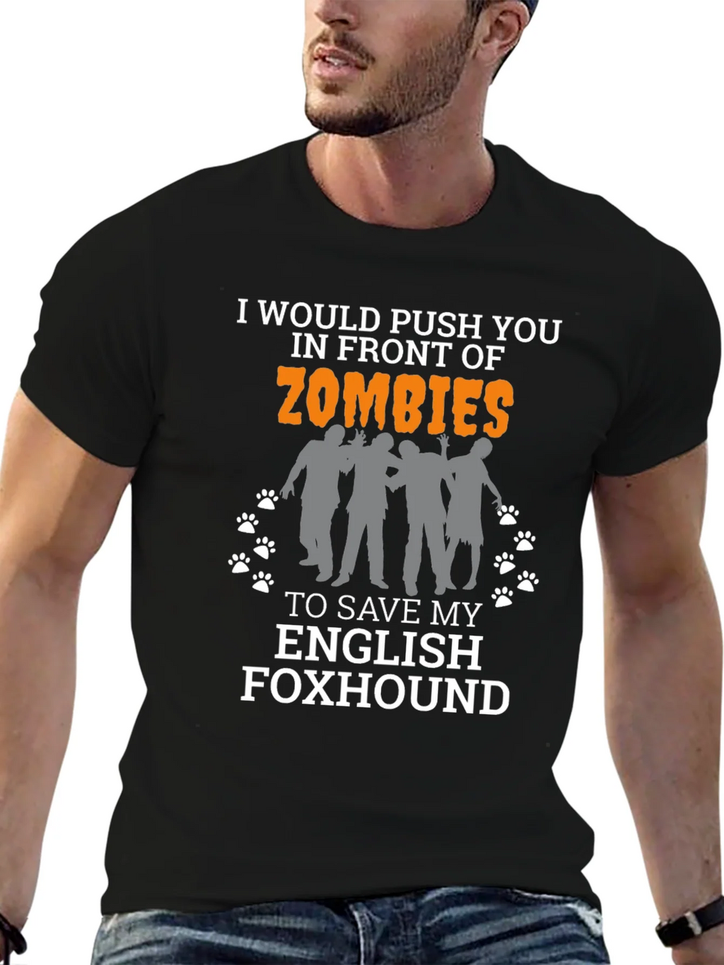 Zombie English Foxhound T-Shirt product image 9