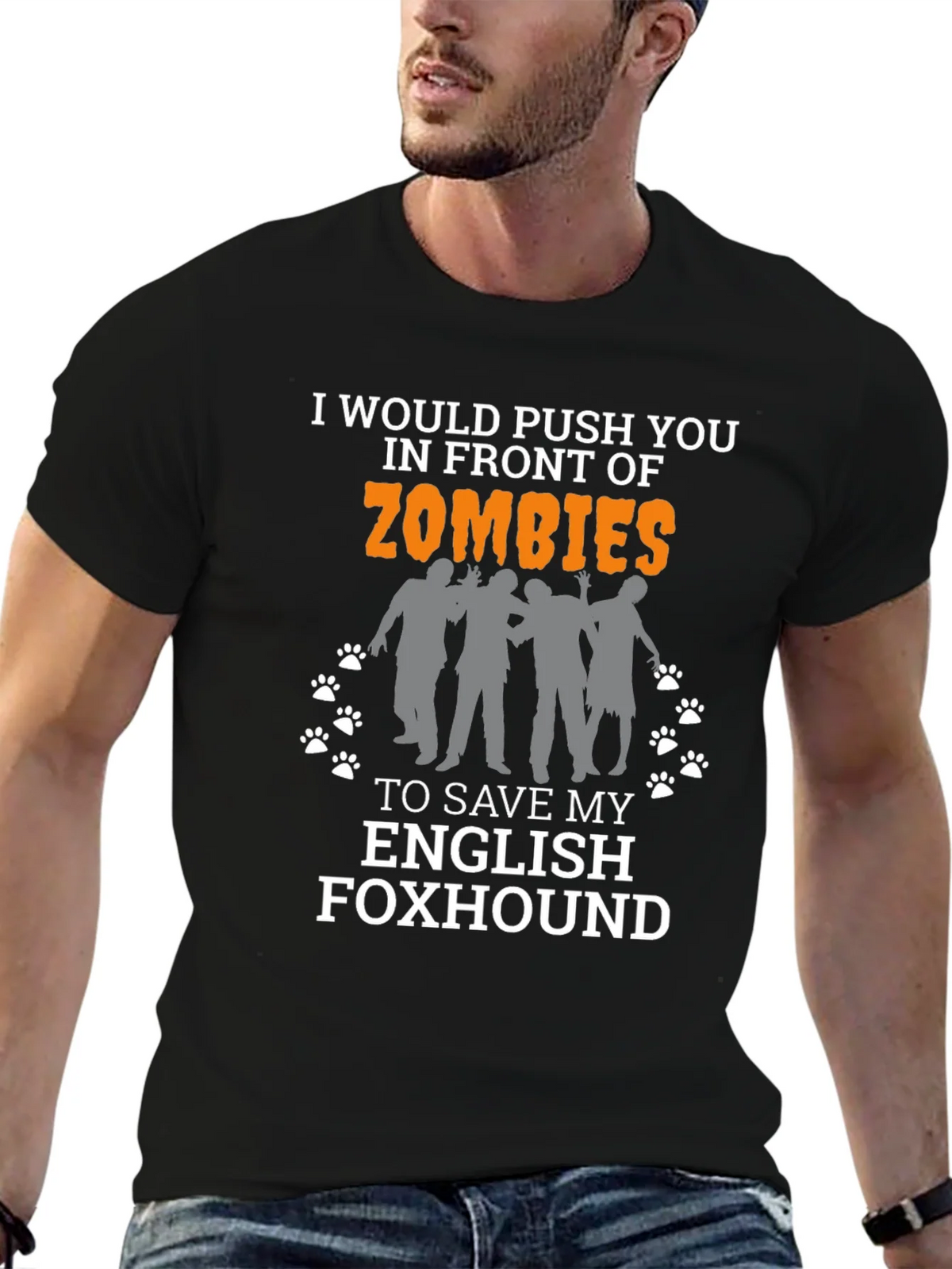 Zombie English Foxhound T-Shirt product image 9