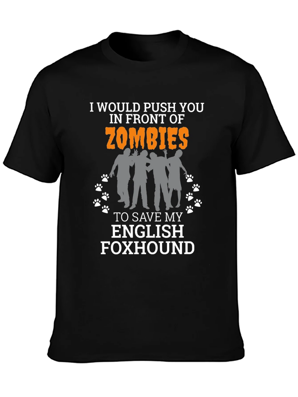 Zombie English Foxhound T-Shirt product image 6