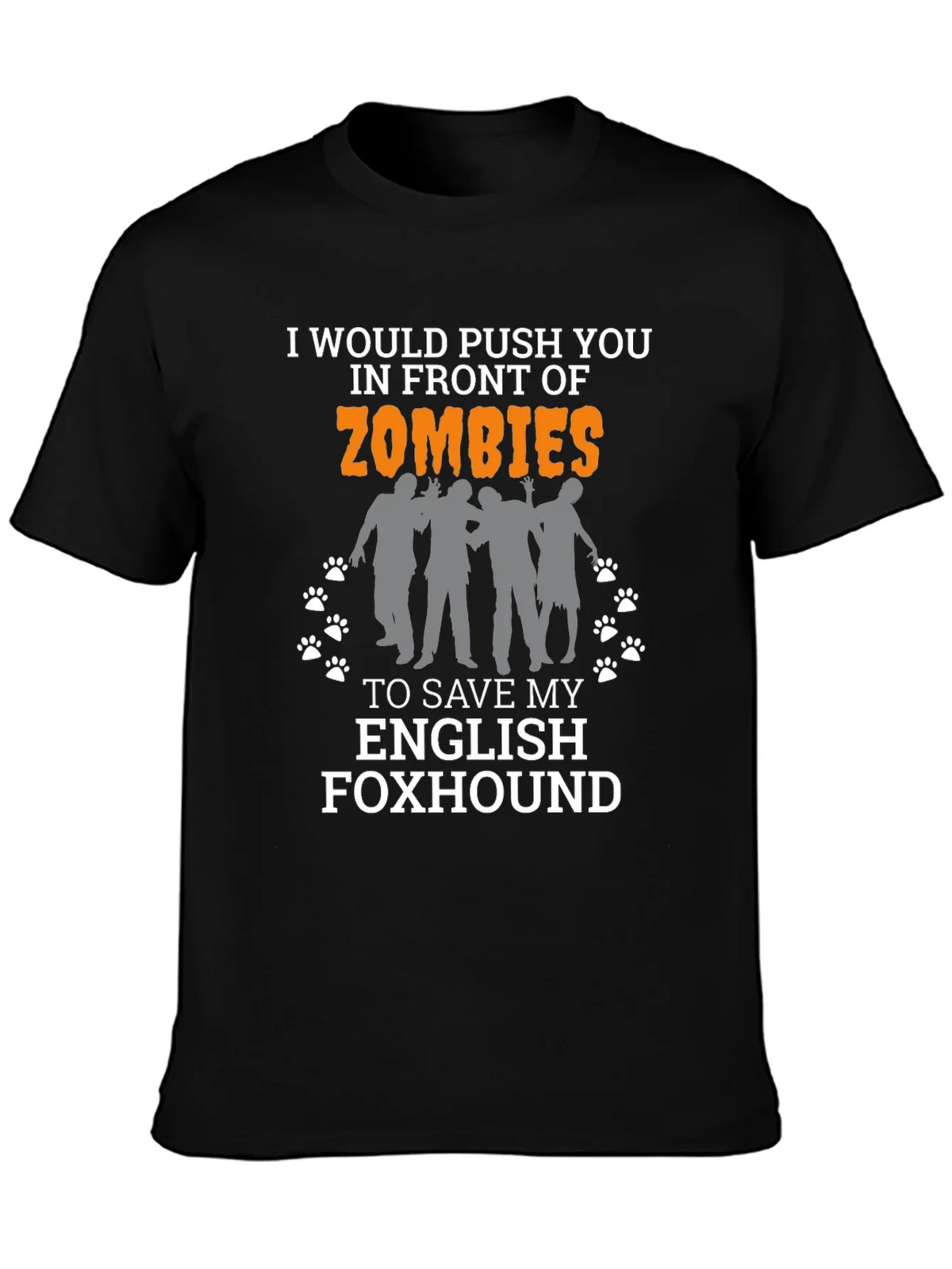 Zombie English Foxhound T-Shirt product image 6