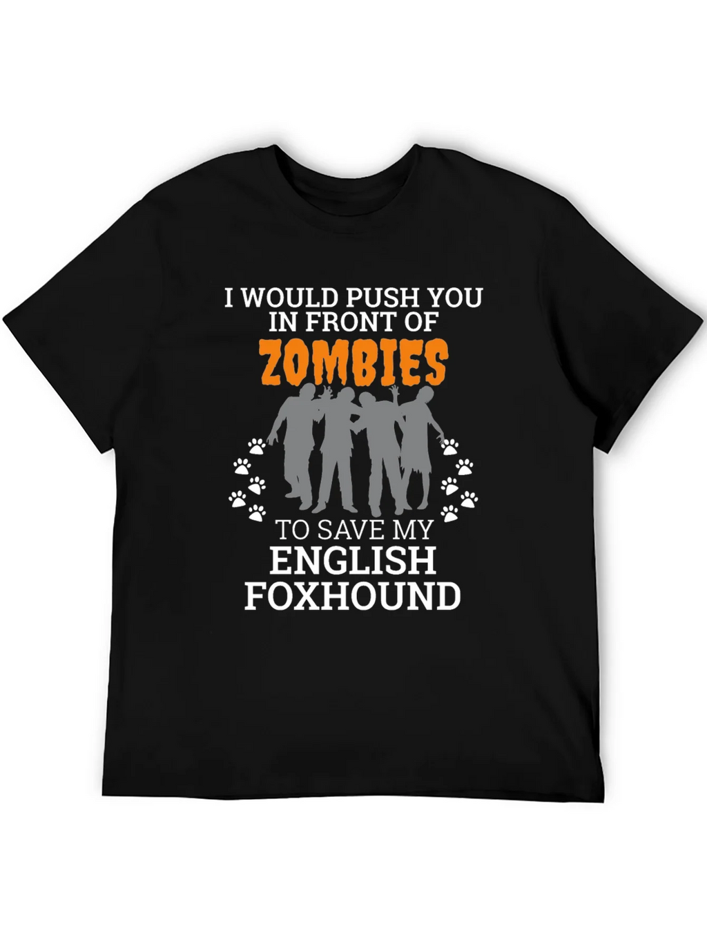 Zombie English Foxhound T-Shirt product image 8