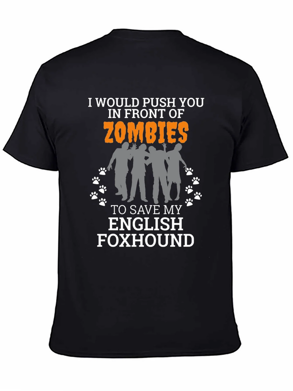 Zombie English Foxhound T-Shirt product image 7